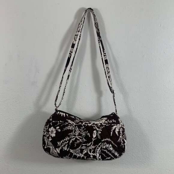 Vera Bradley Imperial Toile Crossbody Bag Womens Small Retired Quilted Pleated - Picture 4 of 16